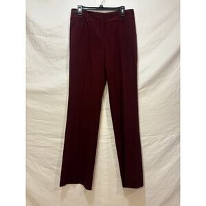 7th Avenue NY & Company Maroon Dress Pants (Size 8 Tall)